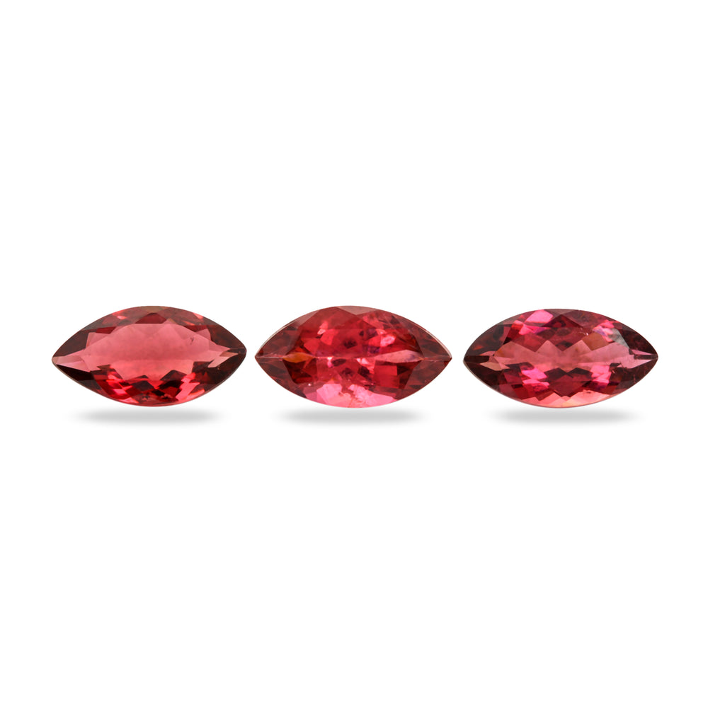 6Pc Lot Pink Tourmaline 9.50 Carats