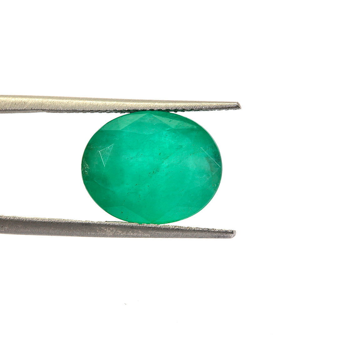 Certified Zambian Emerald (Panna)-5.87 Carats (6.46 Ratti) Zambia, SKU:NMZI53