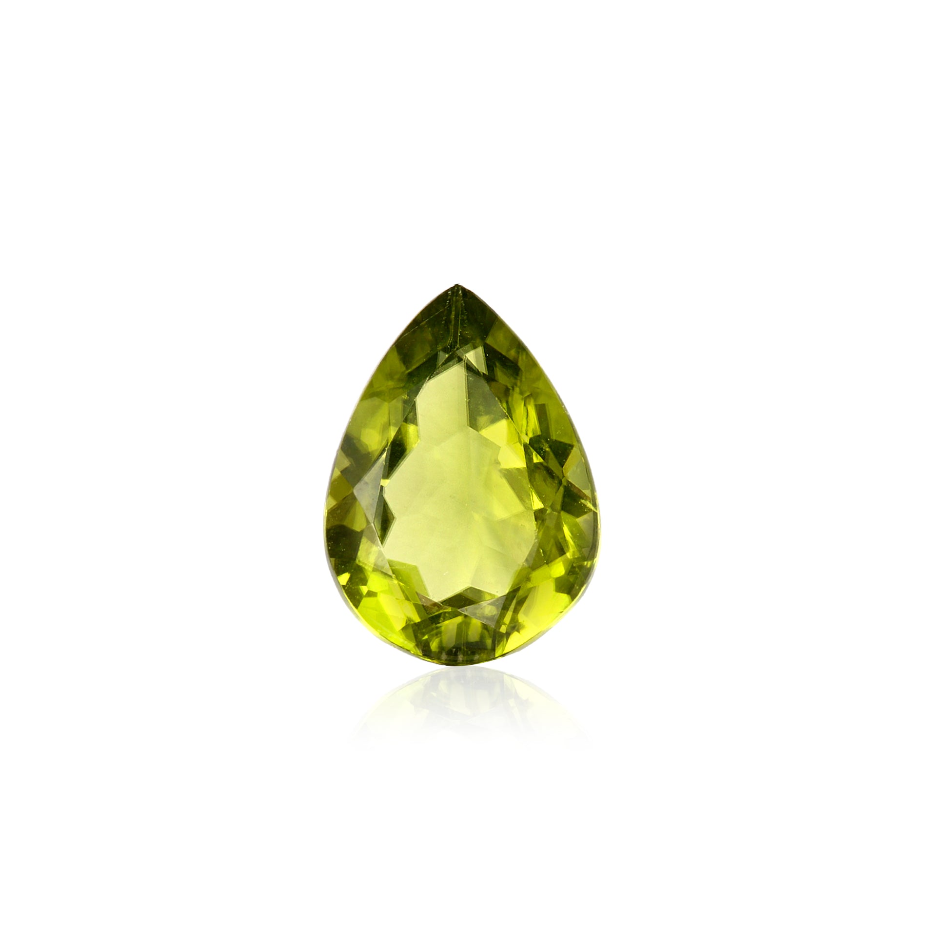 Certified Peridot Pear 2.51 Carats - NP0323