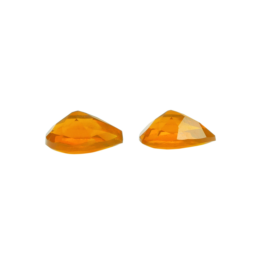 2Pc Lot American Fire Opal 8x5mm 1.15 Carats