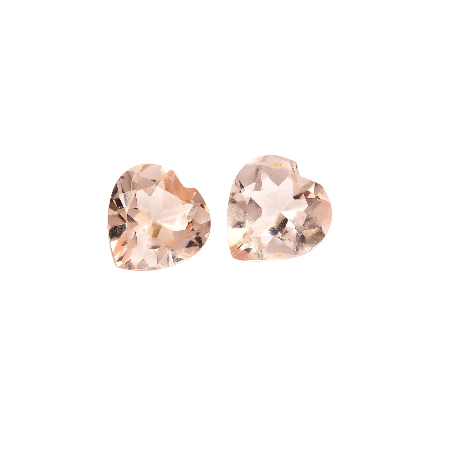 Peach Morganite 6x6mm 0.45 Carats