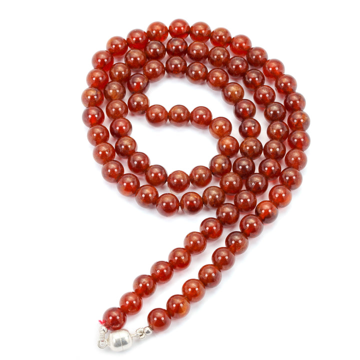 Gomed (Hessonite) 24" Necklace for Rahu Remedies