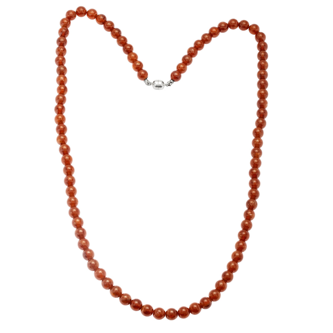 Gomed (Hessonite) 24" Necklace for Rahu Remedies