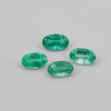 2Pc Lot Emerald 5x3mm 0.60 Carats