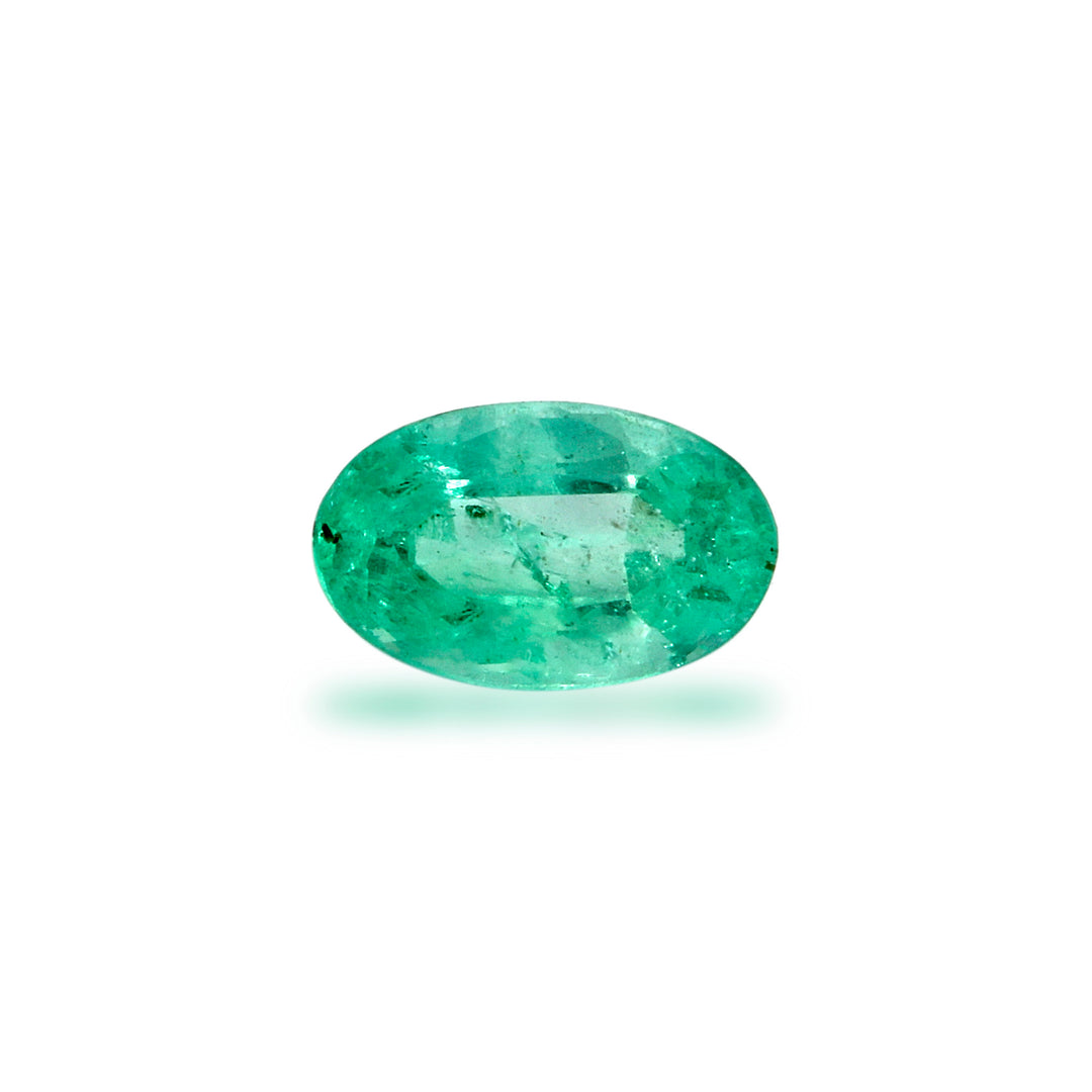 2Pc Lot Emerald 5x3mm 0.60 Carats