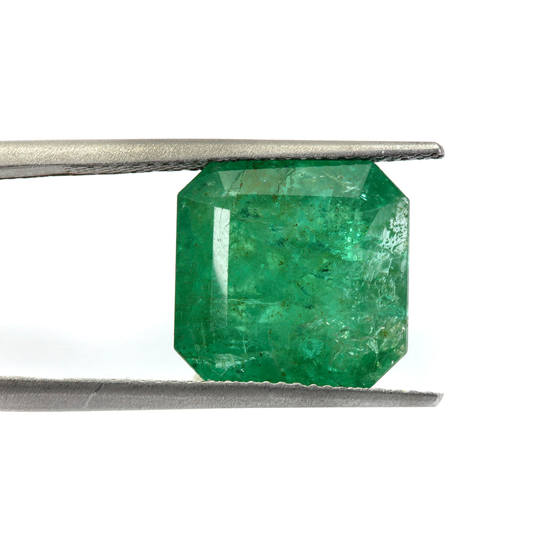 Certified Emerald (Panna) 8.10 Carats (8.91 Ratti) Zambia