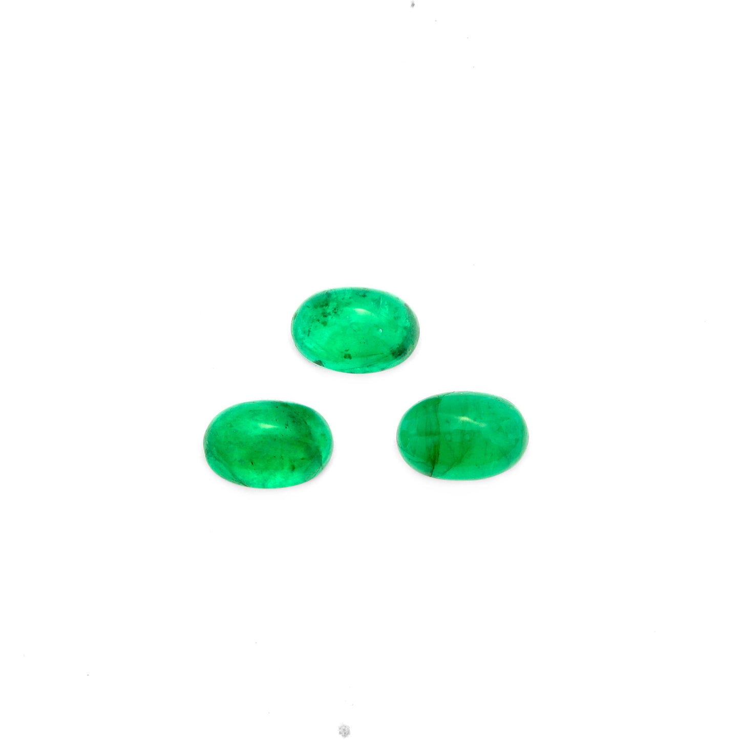 2Pc Lot Emerald (Oval 6x4mm) 0.80 Carats