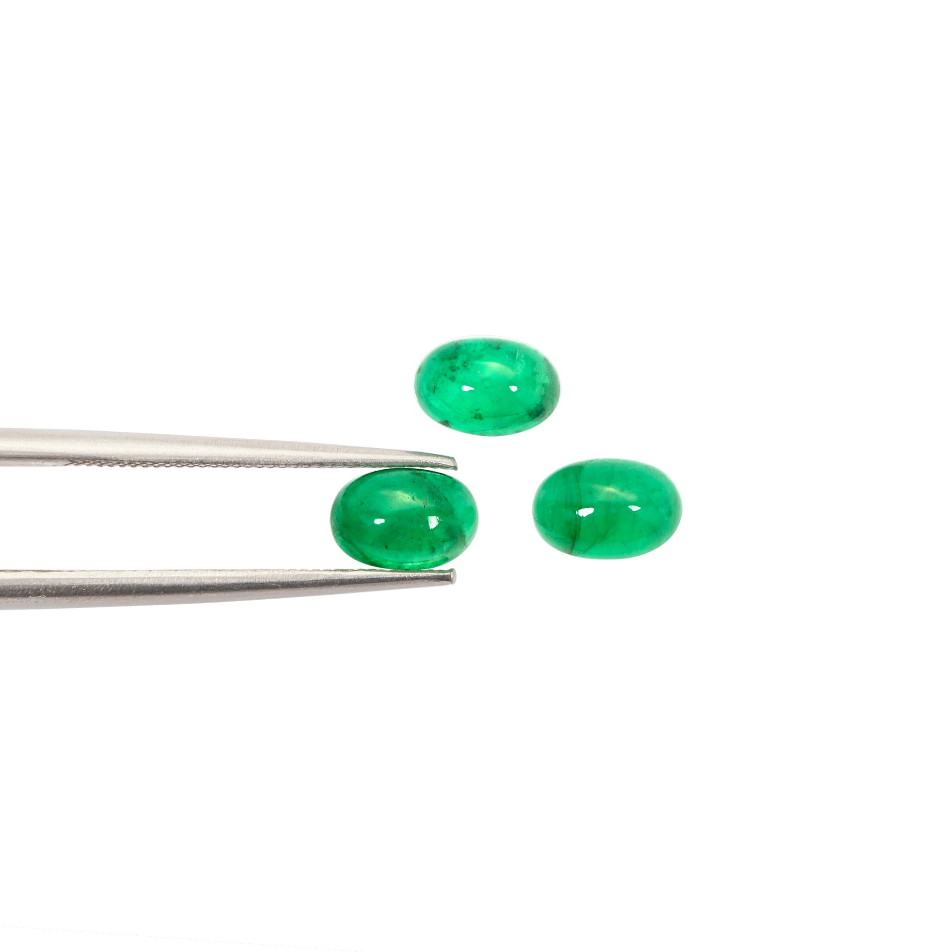 2Pc Lot Emerald (Oval 6x4mm) 0.80 Carats
