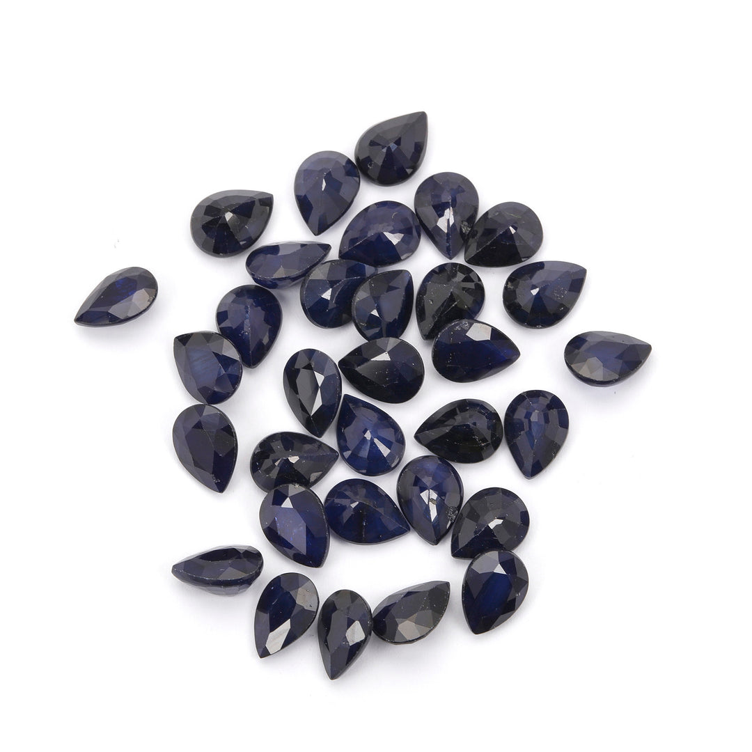 5 Carats Lot Blue Sapphire 8x6mm Approx 3 Pieces