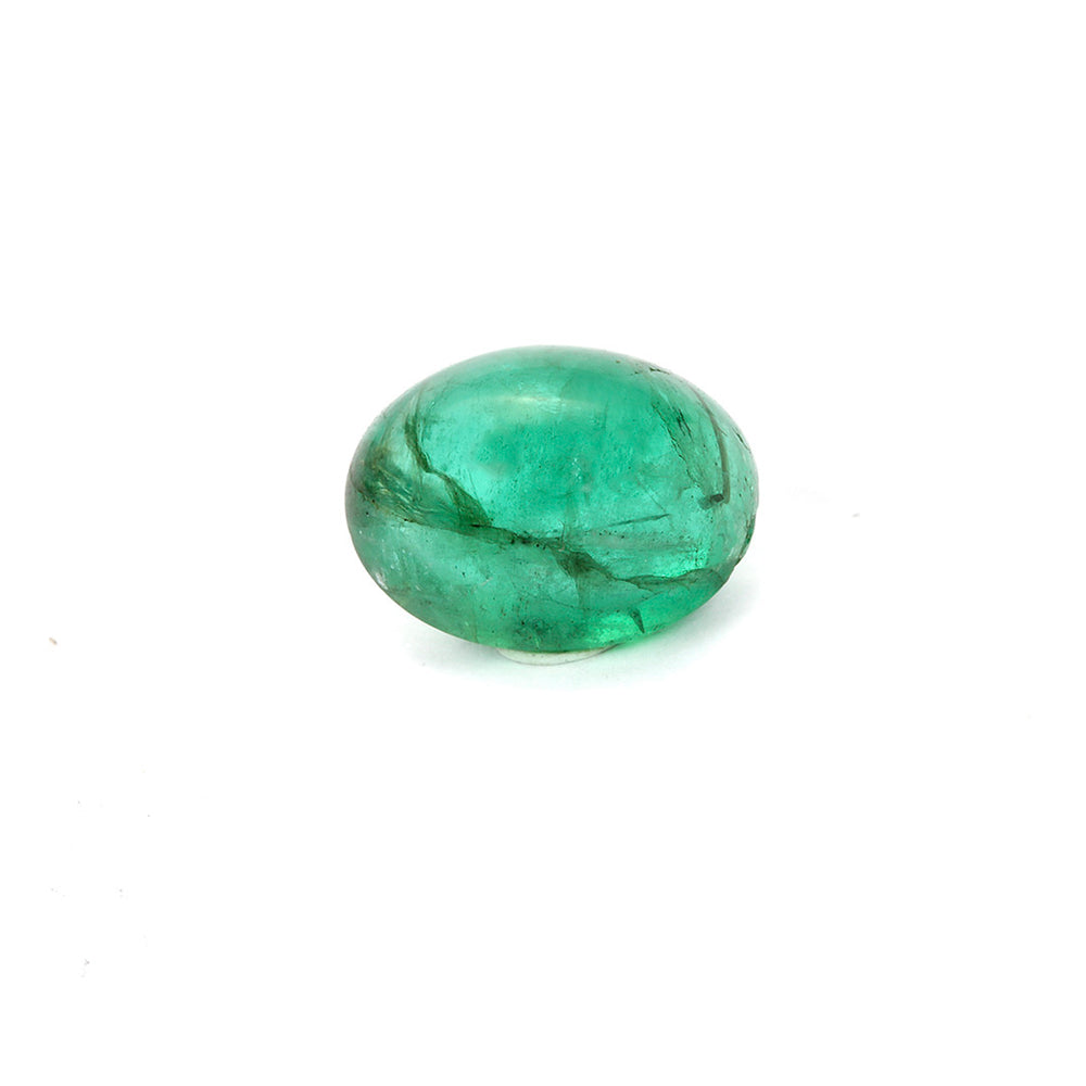 Certified Emerald (Panna)-3.80 Carats (4.18 Ratti) Brazil, SKU:XTCI24_Oval3.80