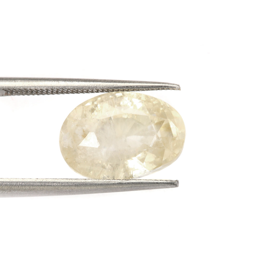 Certified Yellow Sapphire-5.85 Carats (6.43 Ratti) Sri Lanka (Ceylon), SKU: OXZI45