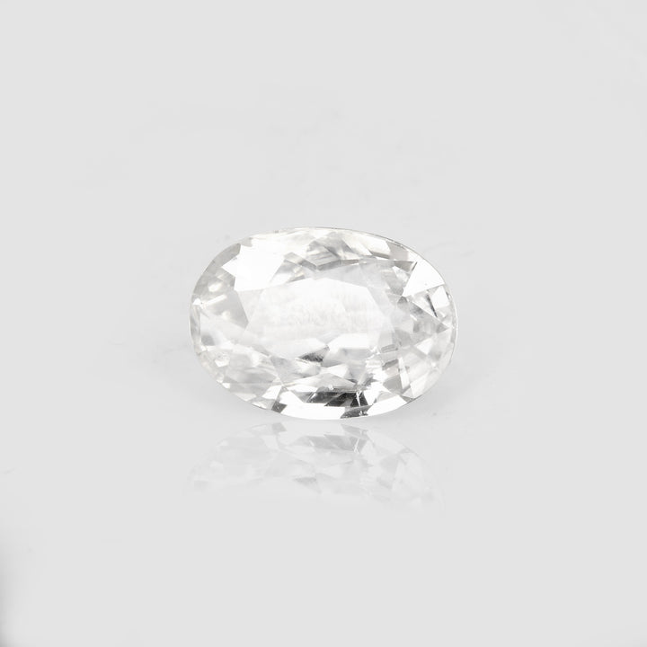 Natural White Zircon 6.38 Cts (7.02 Ratti)