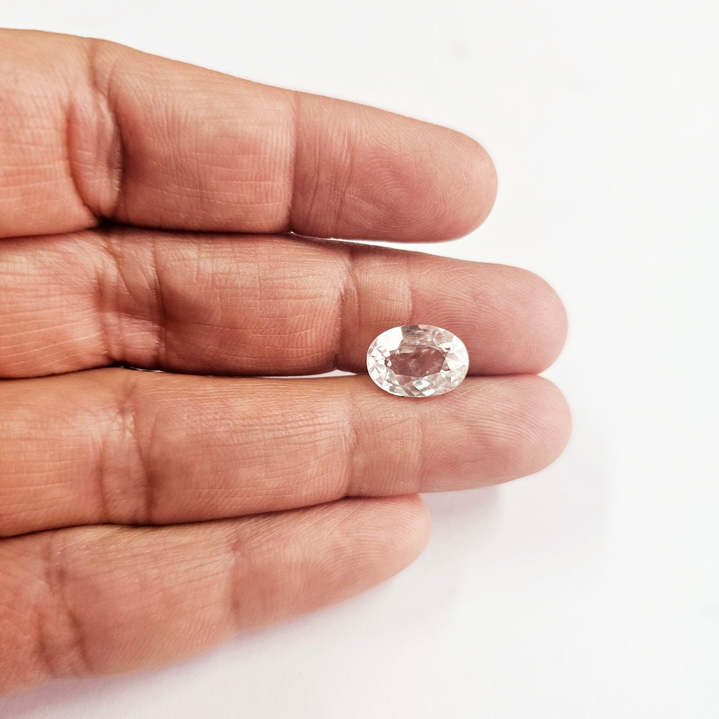 Certified White Zircon 6.41 Cts (7.05 Ratti) OYVW91