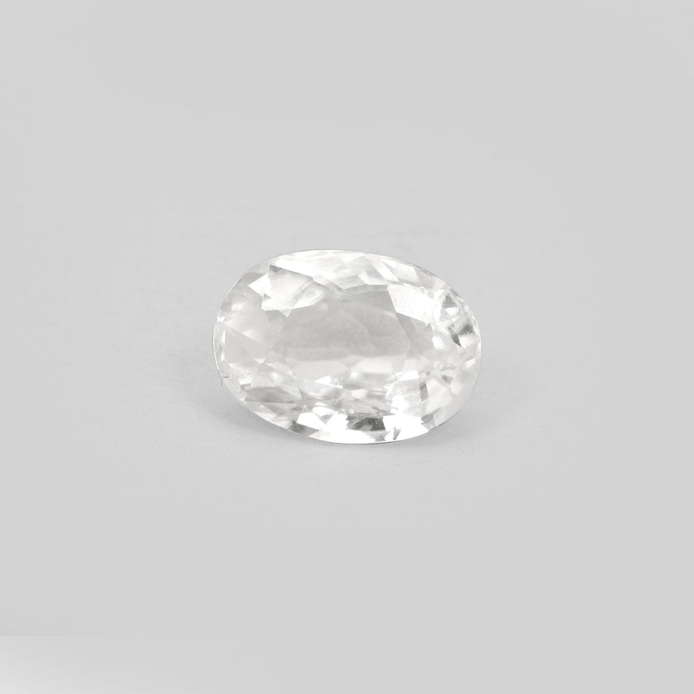 Certified White Zircon 6.41 Cts (7.05 Ratti) OYVW91