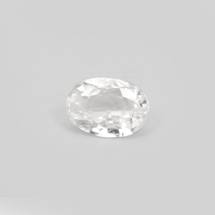 Natural White Zircon 6.38 Cts (7.02 Ratti)