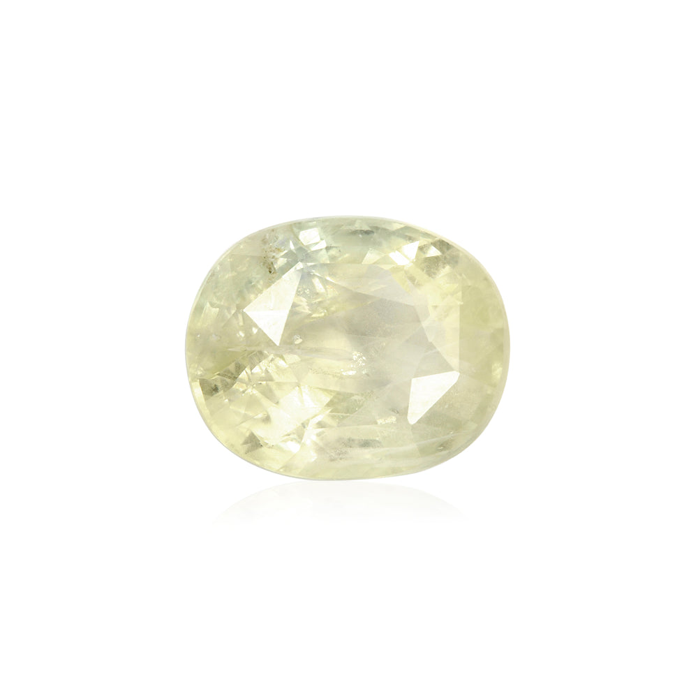 Certified Yellow Sapphire-8.01 Carats (8.81 Ratti) Sri Lanka (Ceylon), SKU: PAZI52