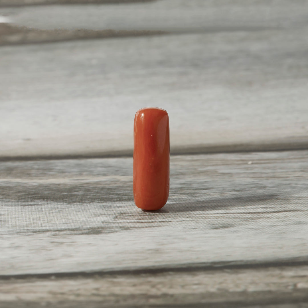 Natural Red Coral (Moonga) 5.16 Cts. (5.68 Ratti) Italy