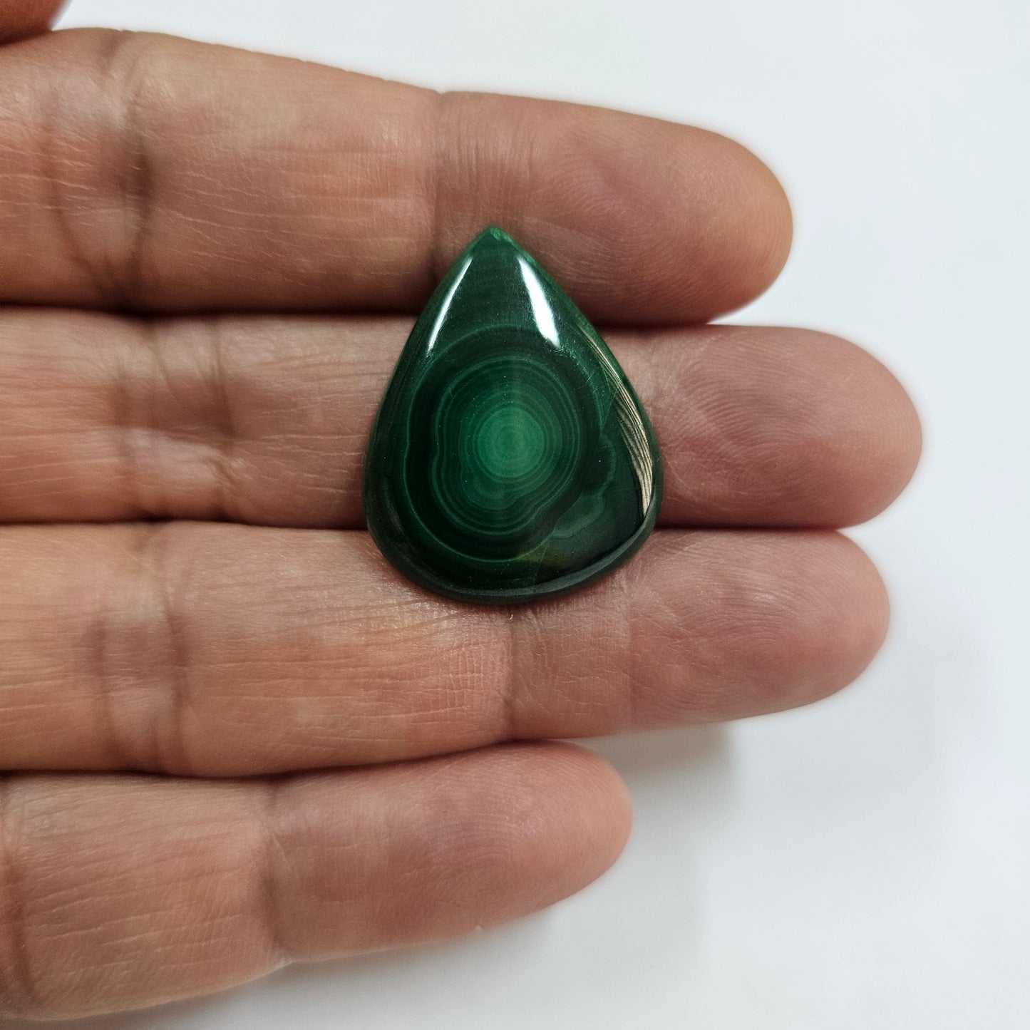 Malachite Pear 25.97 Carats