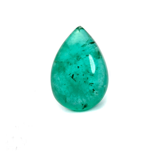 Certified Emerald (Panna)-10.23 Carats (11.25 Ratti) Zambian, SKU: XTCI24_Pear10.23