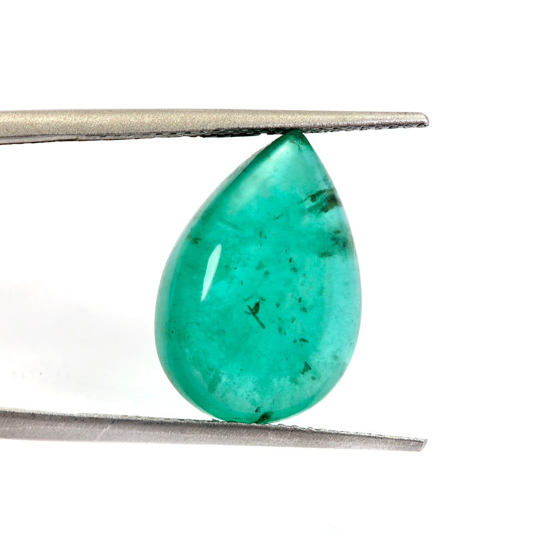 Certified Emerald (Panna)-10.23 Carats (11.25 Ratti) Zambian, SKU: XTCI24_Pear10.23