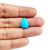 Certified Arizona Turquoise (Firoza) Pear 8.83 Cts (9.71 Ratti) PIBV56