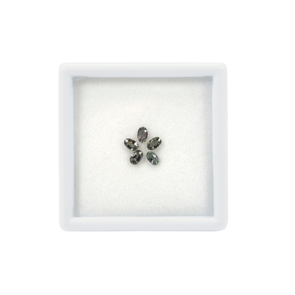 1.25 Cts. Colour Change Sapphire (5 Pieces) Gemstone Set