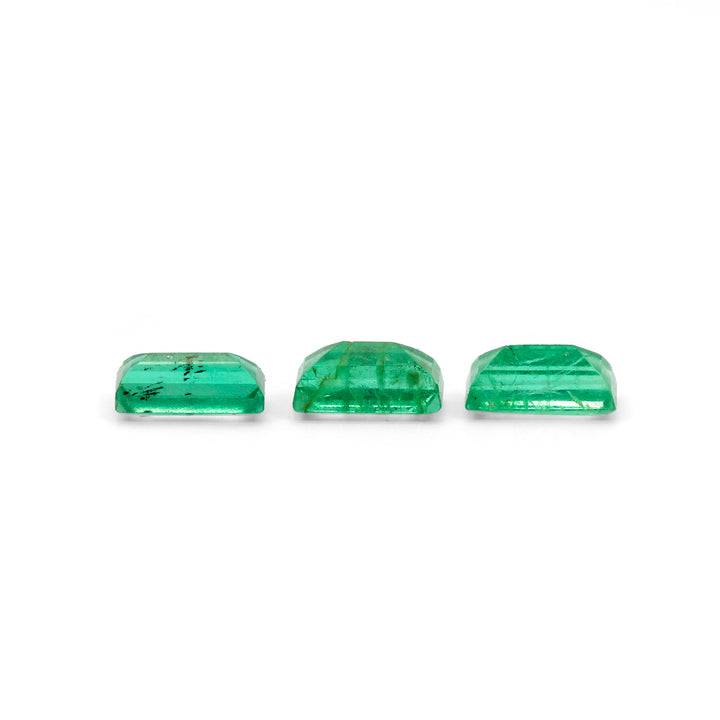 3Pc Lot Emerald (Baguette 4x2mm)