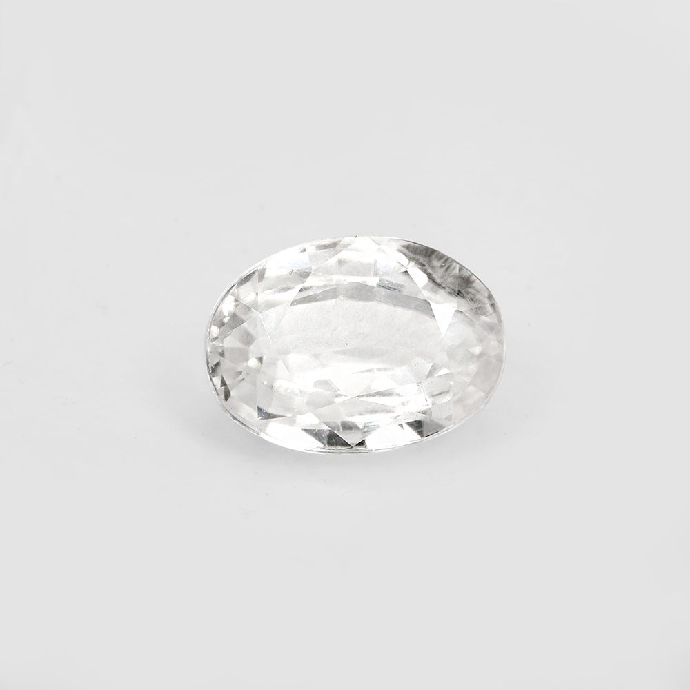 Certified White Zircon 6.92 Cts (7.61 Ratti) PLVW41