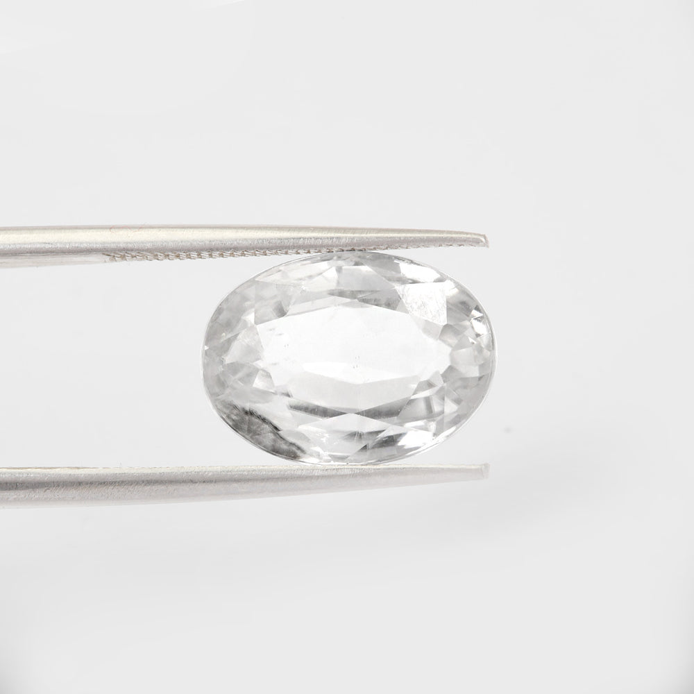 Certified White Zircon 6.92 Cts (7.61 Ratti) PLVW41