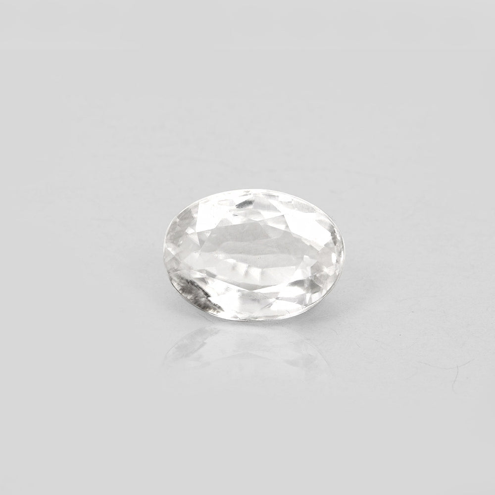 Certified White Zircon 6.92 Cts (7.61 Ratti) PLVW41