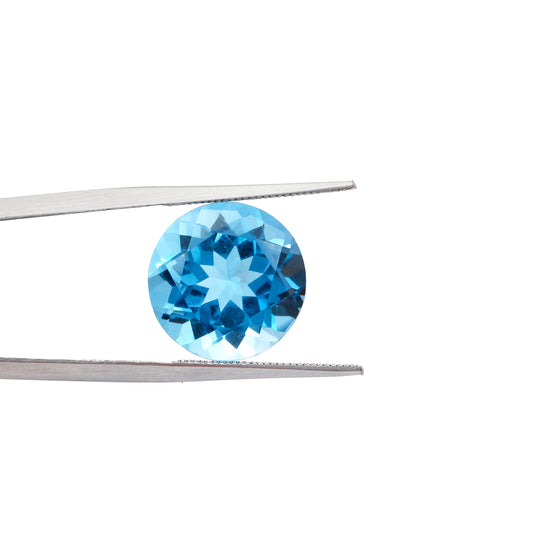 Swiss Blue Topaz 13x13mm 9.10 Carats