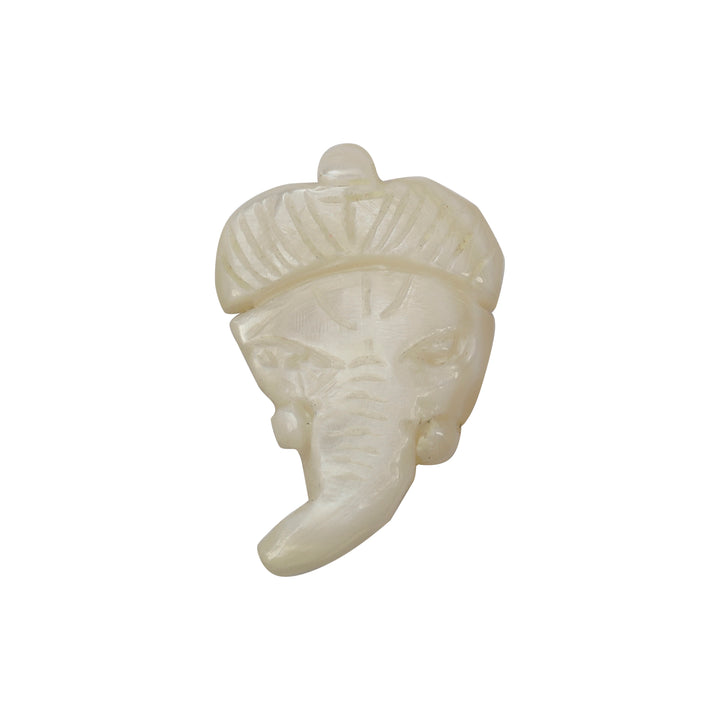 Lord Ganesha Pearl Carving 3.65 Carats