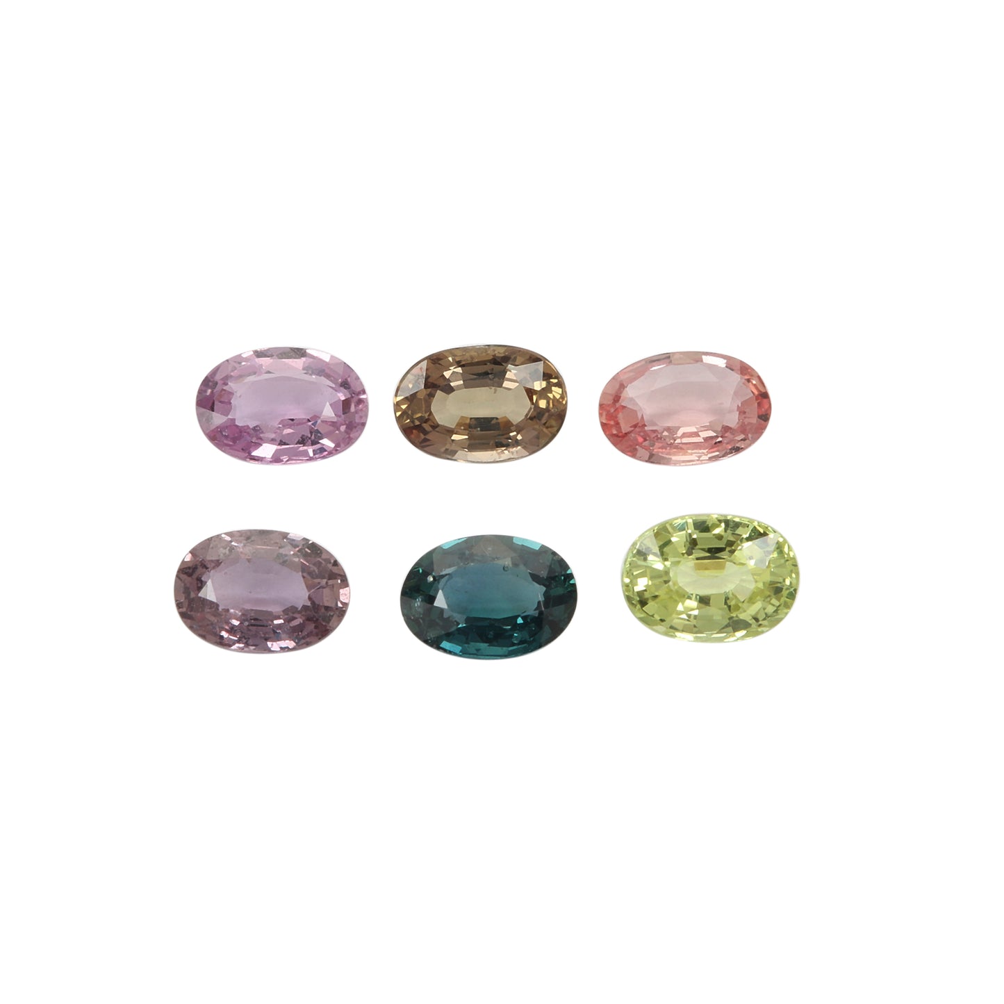 7Pc Lot Multi Sapphire 3.80 Carats PRWV78