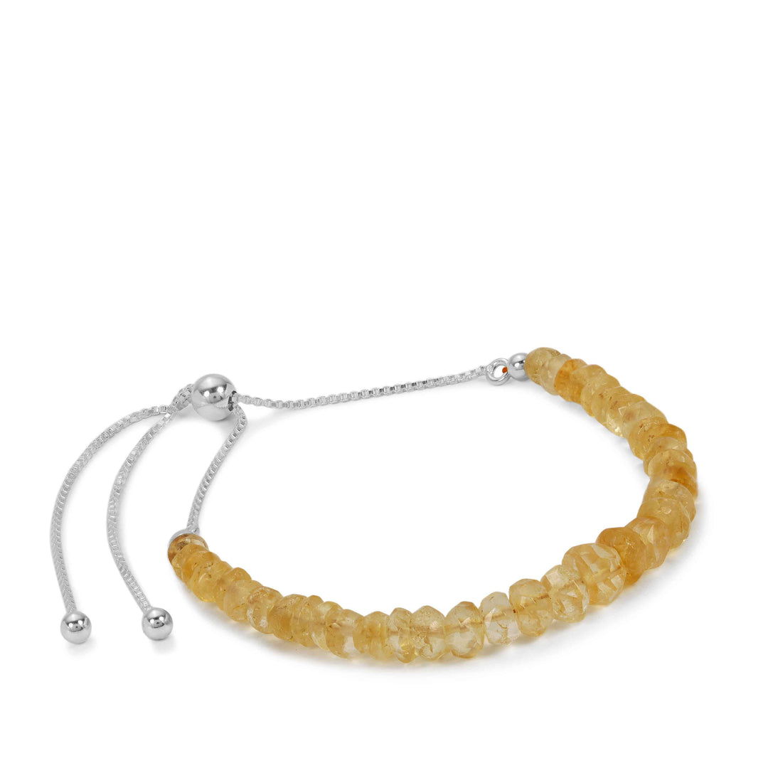 NOVEMBER Birthstone Citrine Bracelet in Sterling Silver (PSER48)