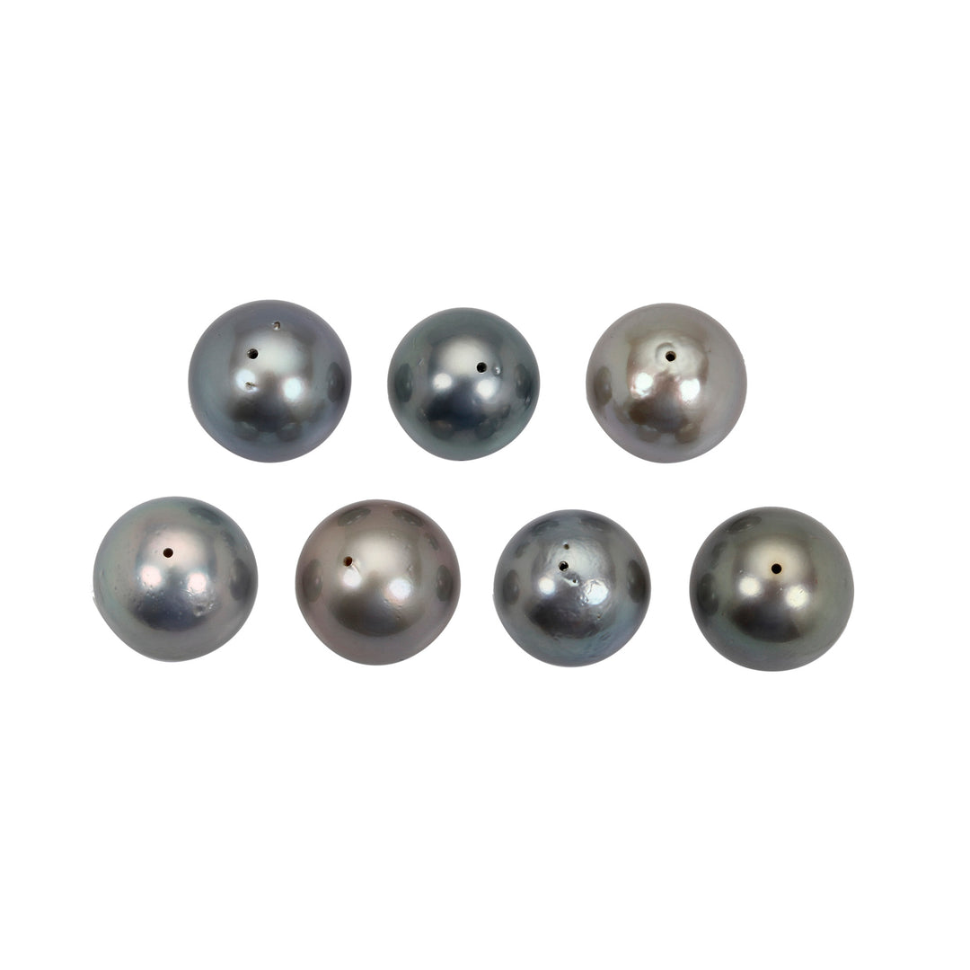 Tahitian Grey Black Pearl Full Drilled 14-15mm 19.10 Carats