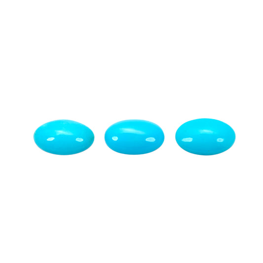 3Pc Lot Arizona Turquoise (Oval 5x3mm) PSOP08