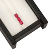 3Pc Lot Rubellite Tourmaline 4x3mm 0.45 Carats