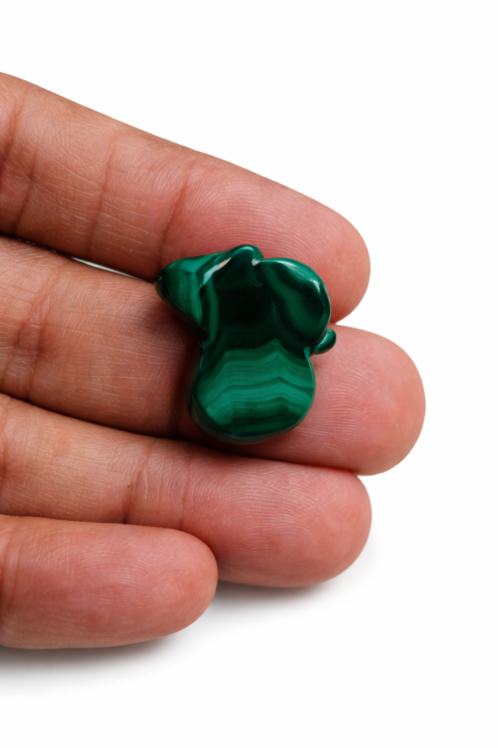 Malachite Rabbit Carving ML100