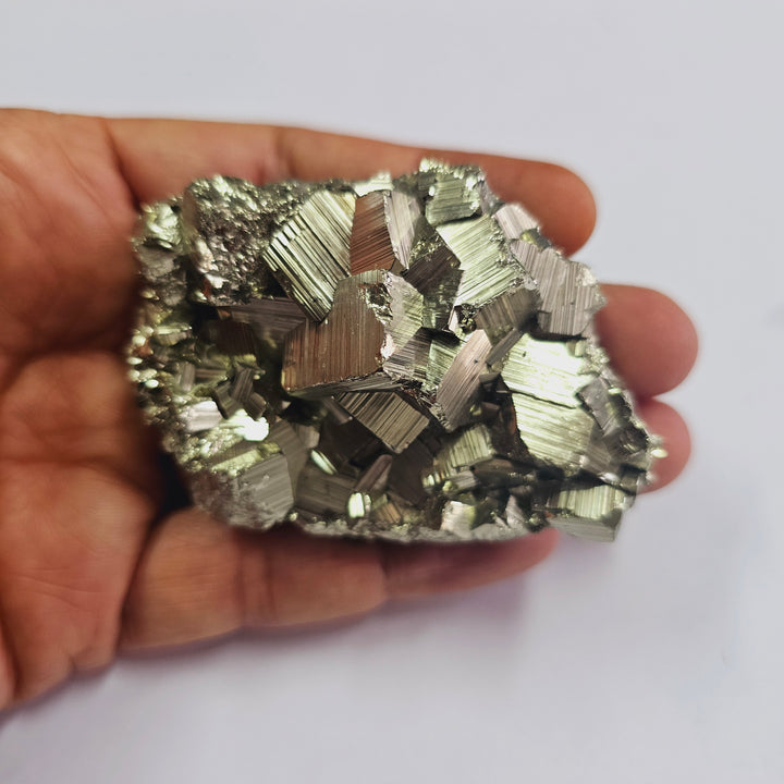 Premium Golden Pyrite Crystal (255 Gms)