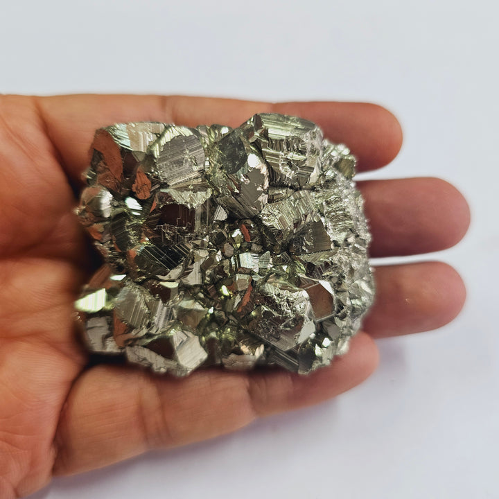 Premium Golden Pyrite Crystal (190 Gms)