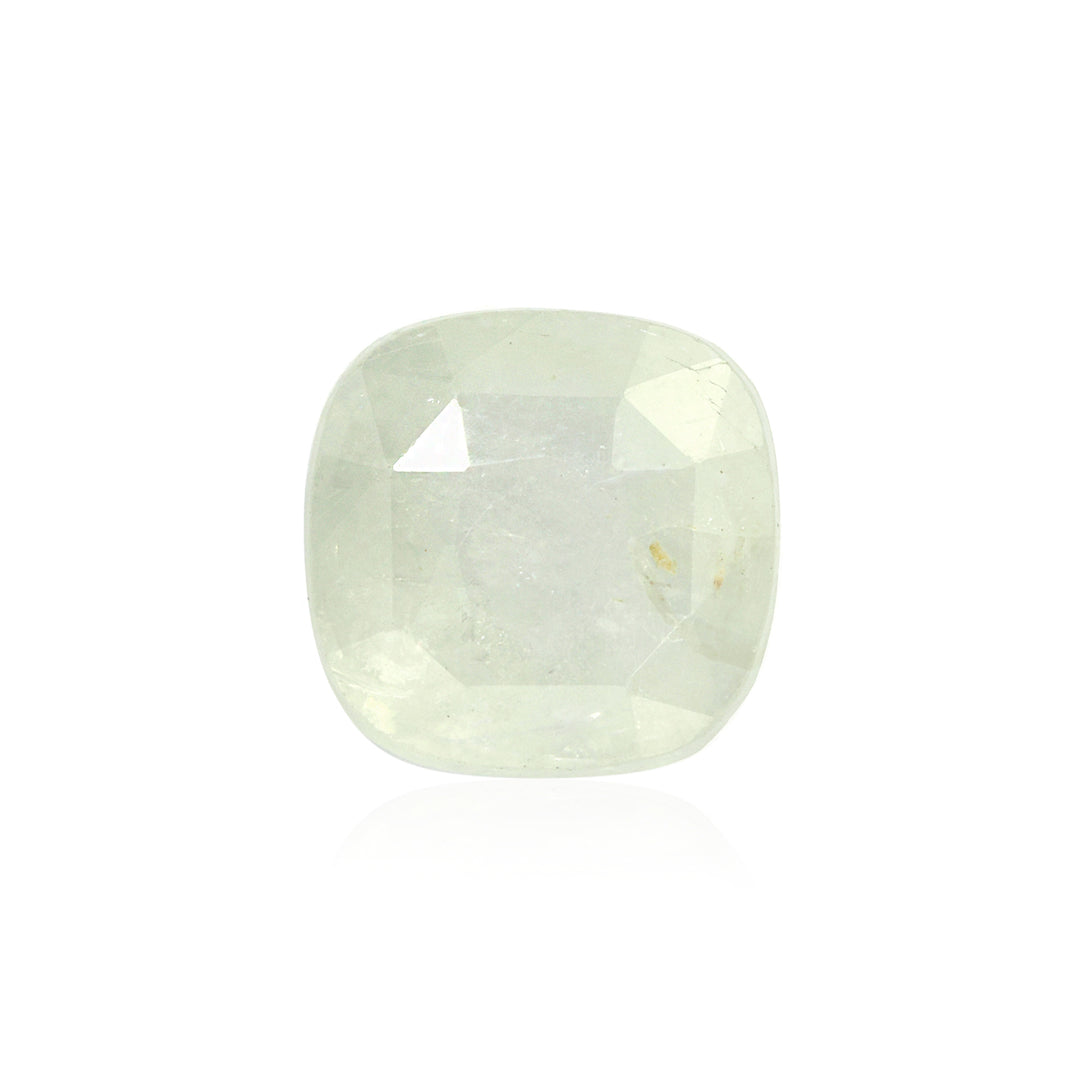 White Sapphire (Pukhraj) 6.46 Cts (7.11 Ratti) Sri Lanka (Ceylon)