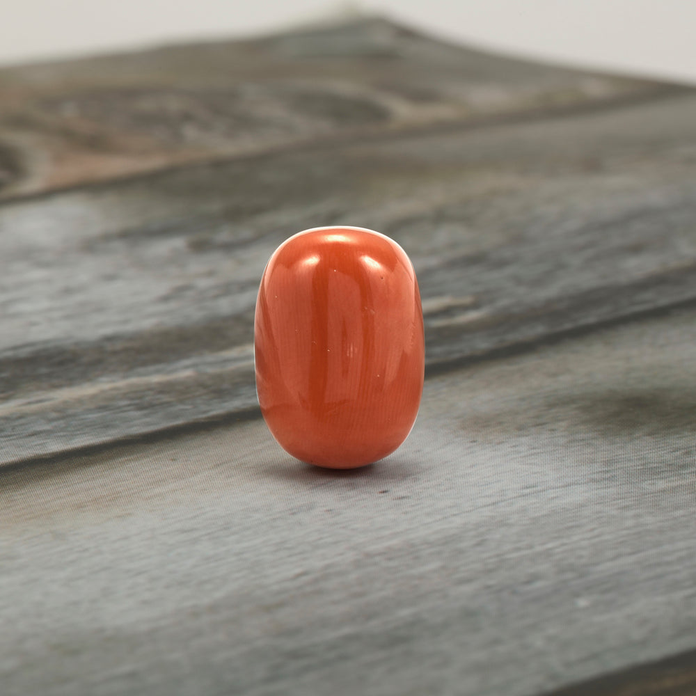 Red Coral (Moonga) 13.45 Cts. (14.79 Ratti) Italy QMZI36