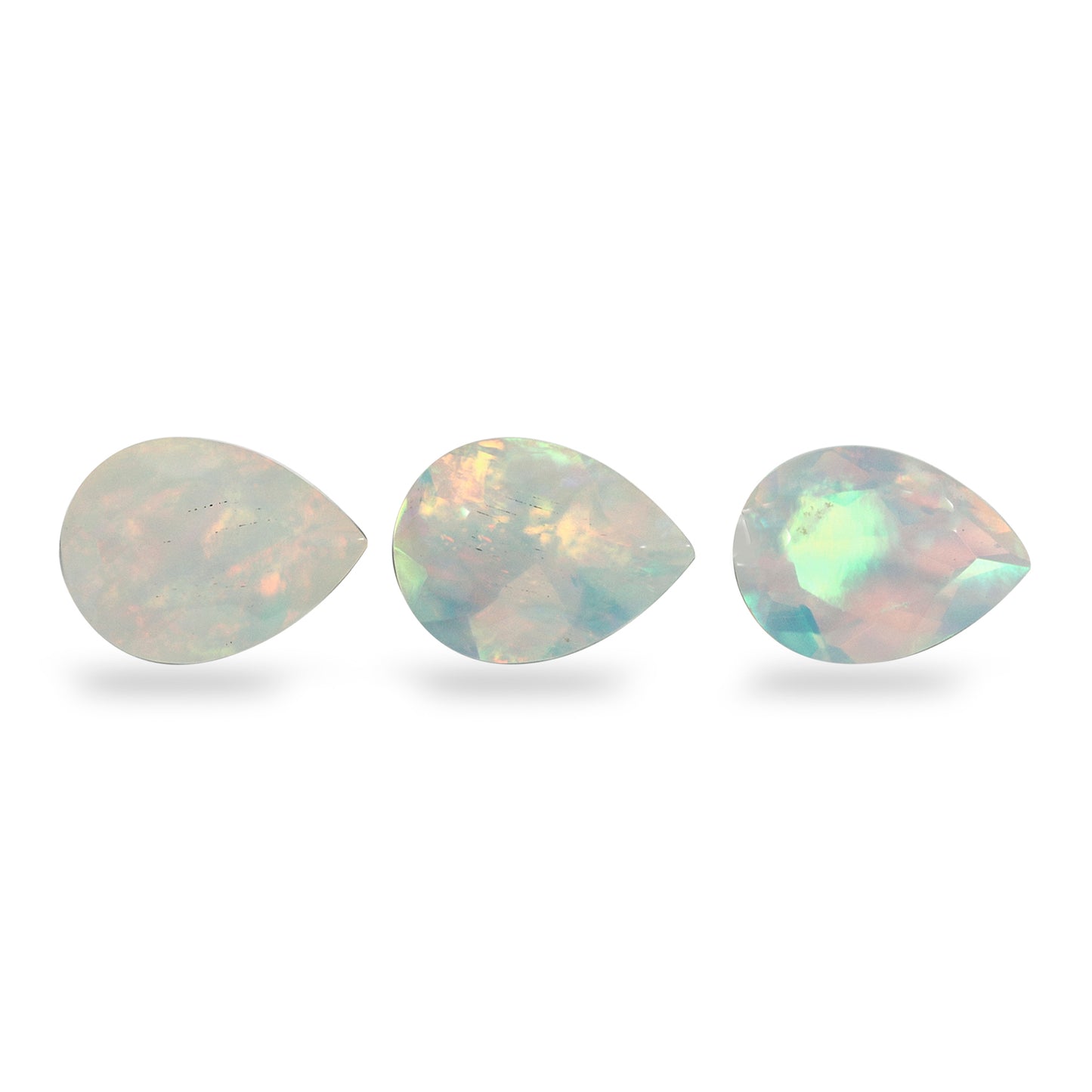 2Pc Lot Ethiopian Opal 8x6mm 0.80 Carats