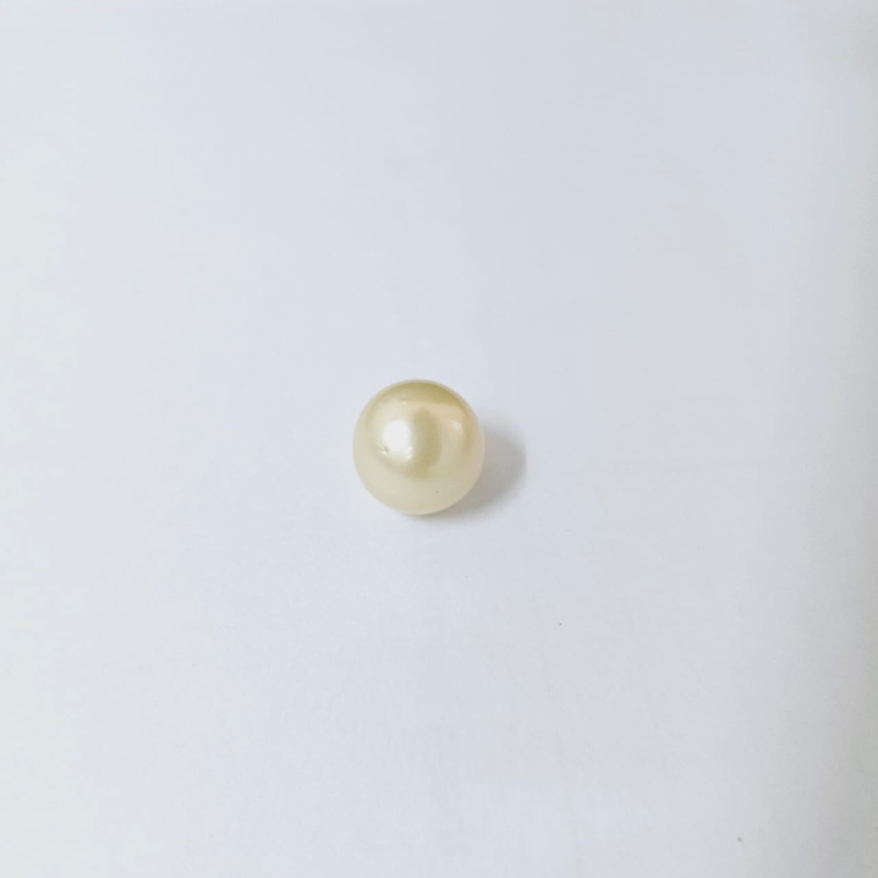 Golden South Sea Pearl 11mm Undrilled 8.85 Carats (9.73 Ratti) QVCI01