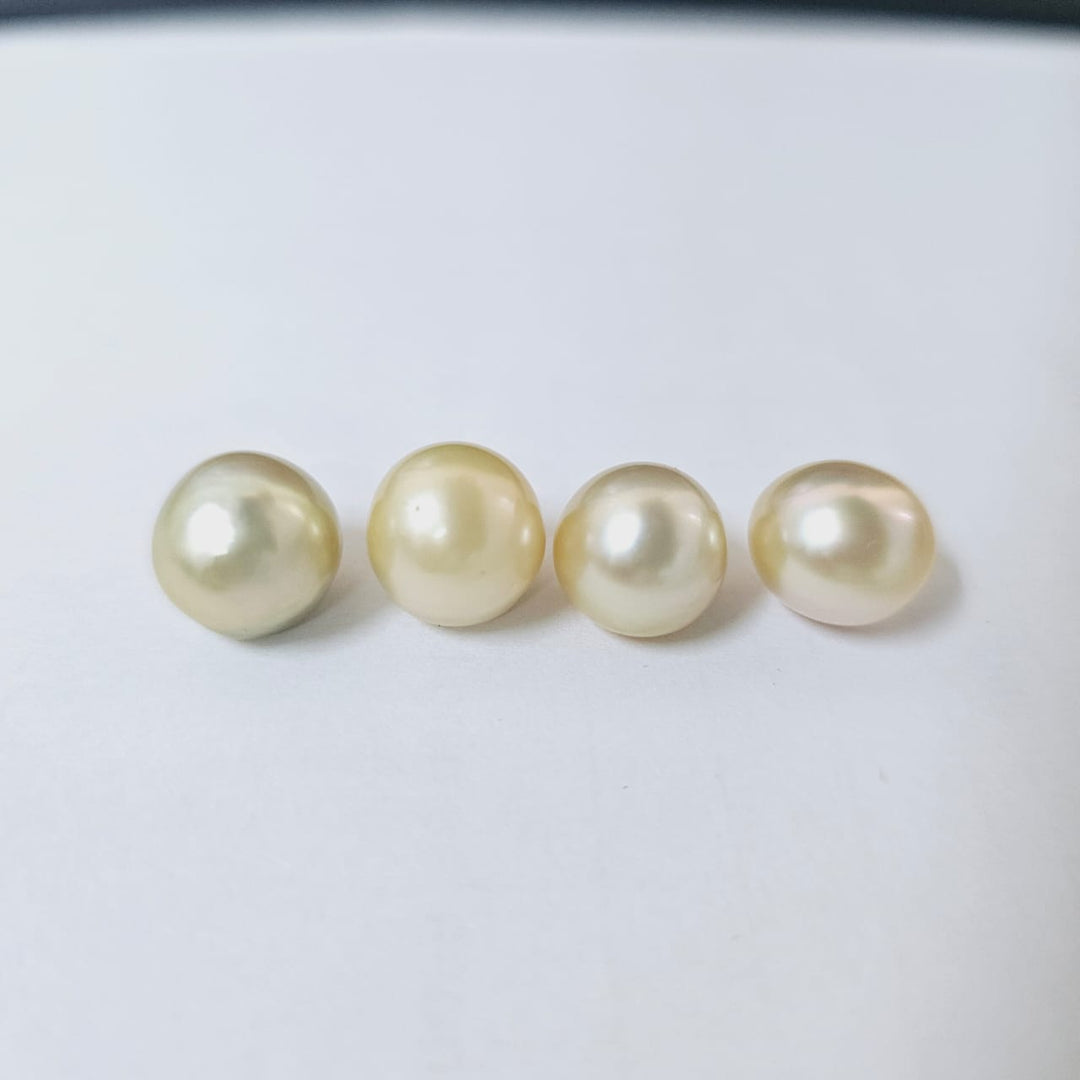 Golden South Sea Pearl 11mm Undrilled 8.85 Carats (9.73 Ratti) QVCI01