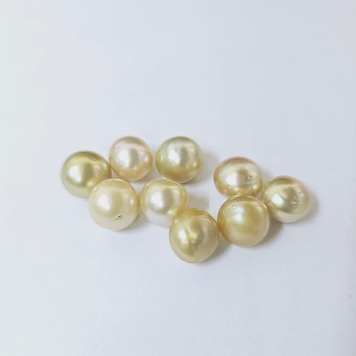 Golden South Sea Pearl 11mm Undrilled 8.85 Carats (9.73 Ratti) QVCI01