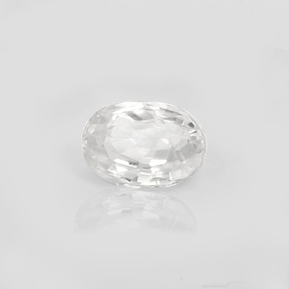 Certified White Zircon 5.37 Cts (5.90 Ratti) QWVW71
