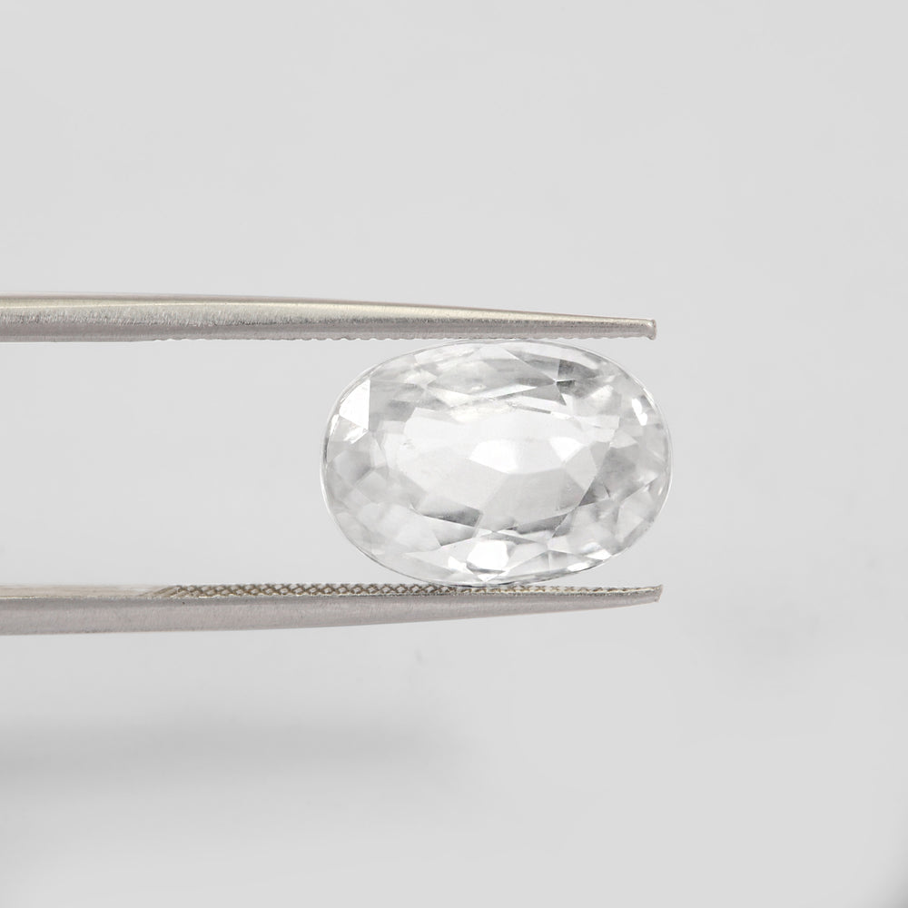 Certified White Zircon 5.37 Cts (5.90 Ratti) QWVW71