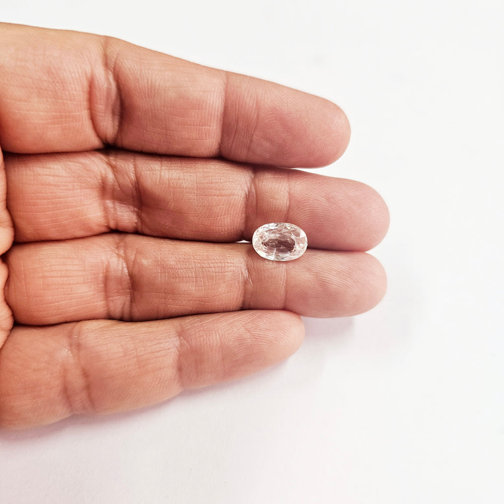 Certified White Zircon 5.37 Cts (5.90 Ratti) QWVW71