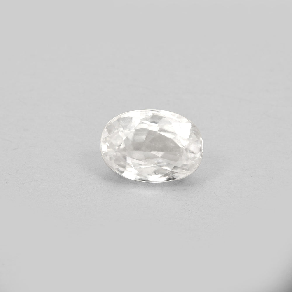 Certified White Zircon 5.37 Cts (5.90 Ratti) QWVW71